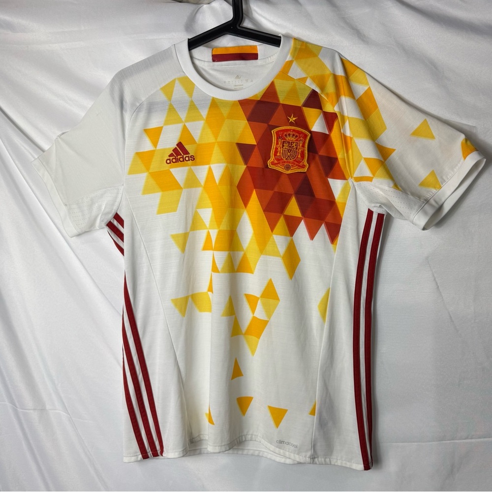Spain National Team “La Roja” 2015 Adidas Climacool Away Jersey Soccer Sz L
